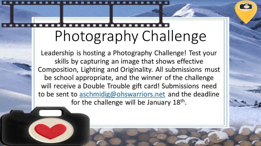 OJSH - Photography Challenge
