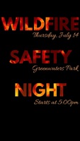 Wildfire Safety Night this Thursday