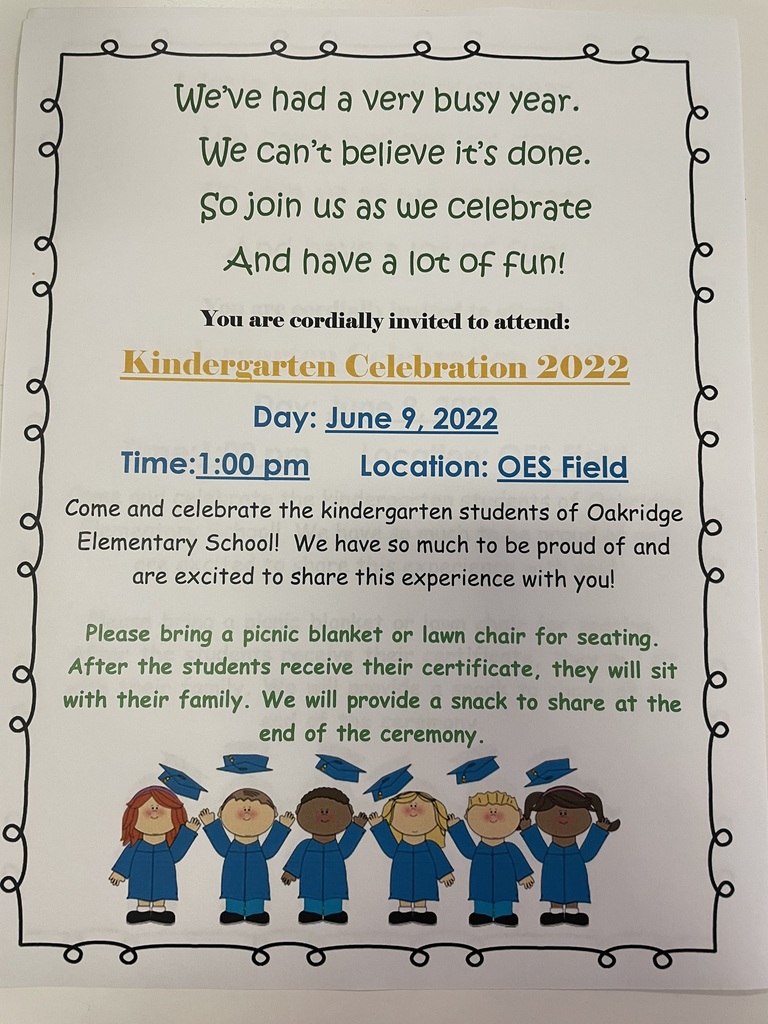 2022 Schedule For Christmas Vacation At Oakridge Lower Elementary Oakridge School District