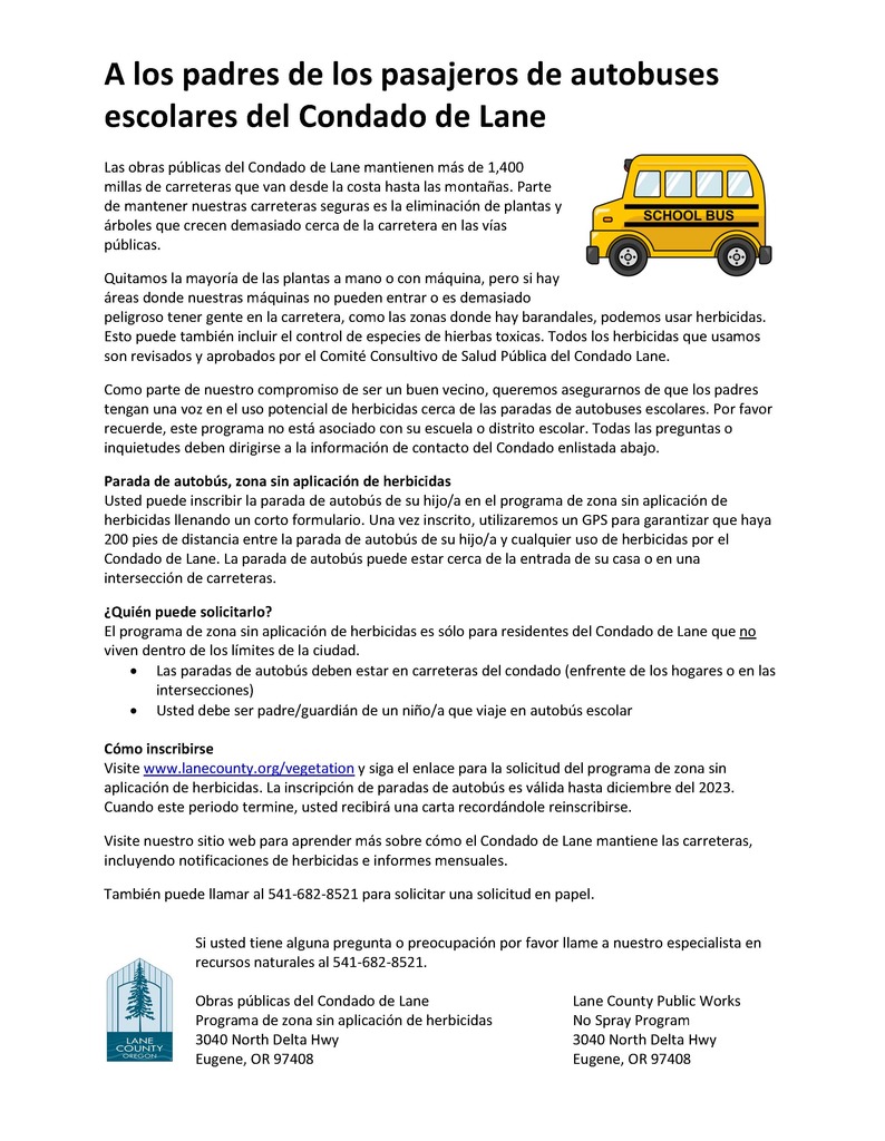2021-23_School bus No Spray Letter