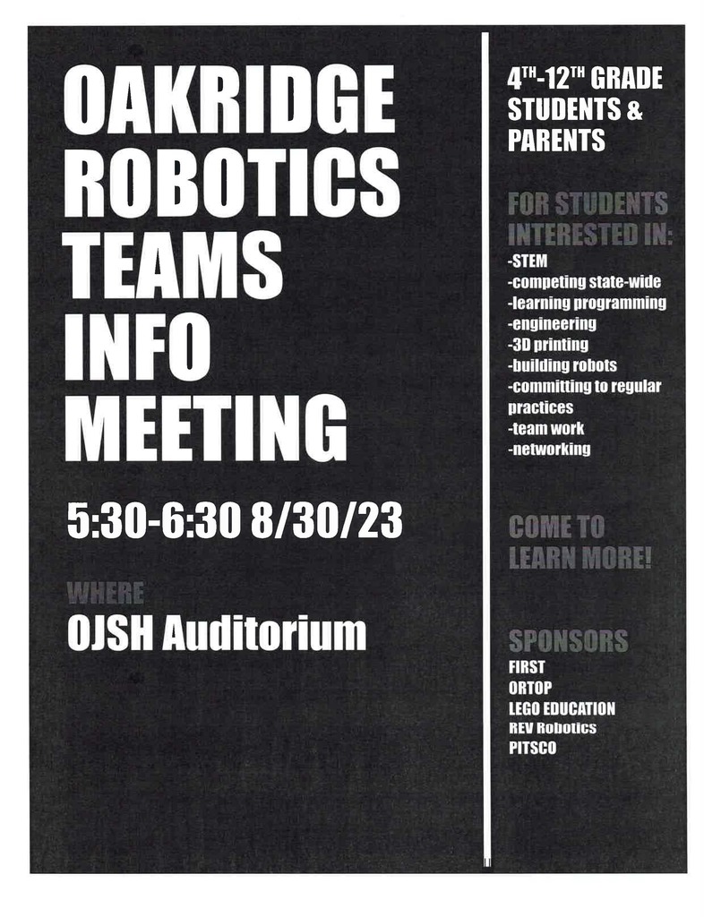 Oakridge Robotics Team