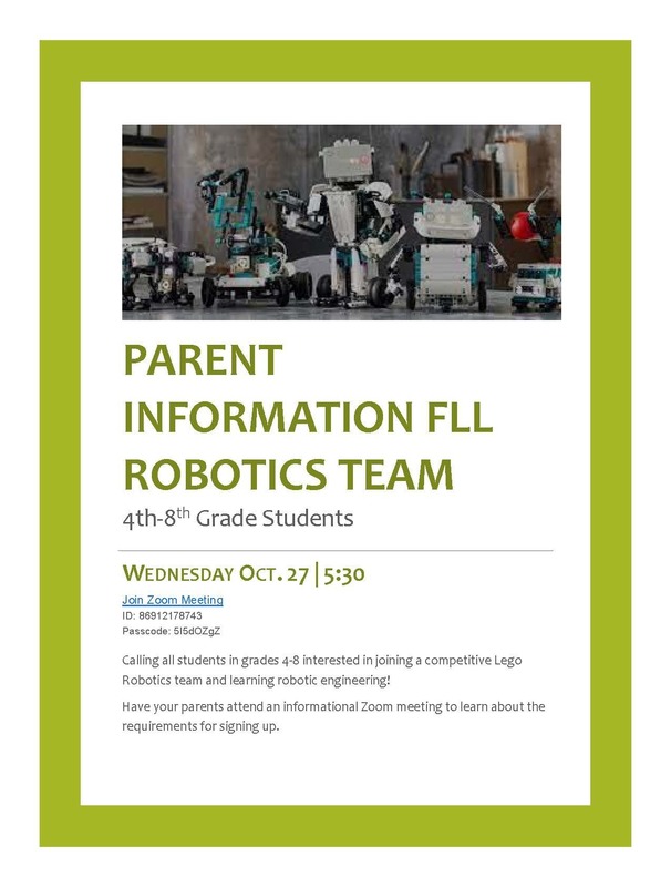 Robotics Team Parent Information