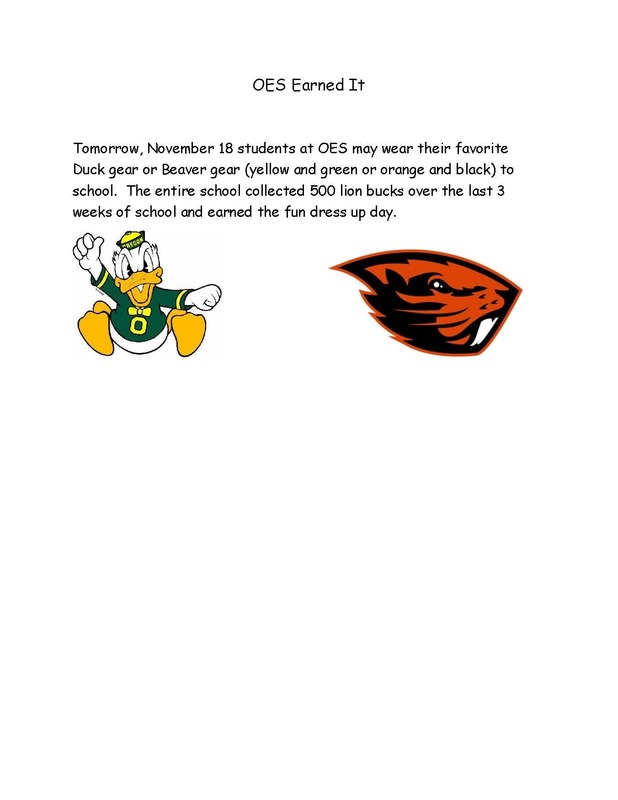 Ducks or Beaver Gear for OES