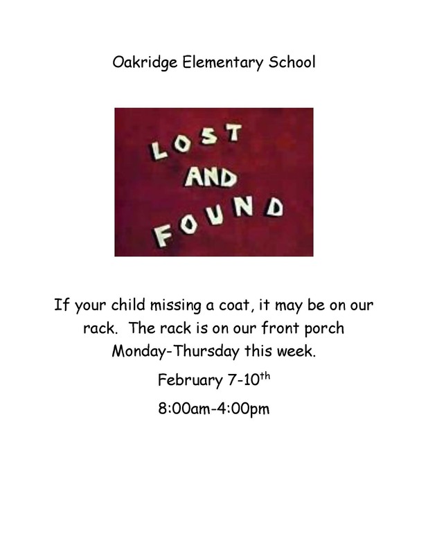 OES Lost and Found This Week