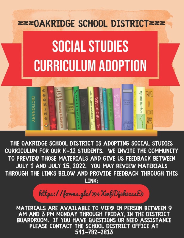 Social Studies Curriculum Adoption