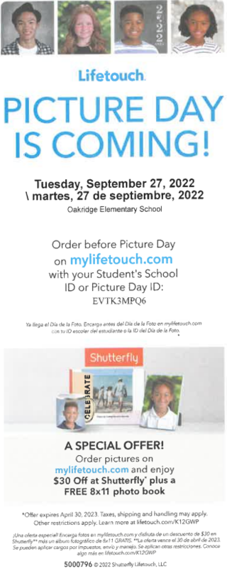 OES Picture Day 09/27/2022